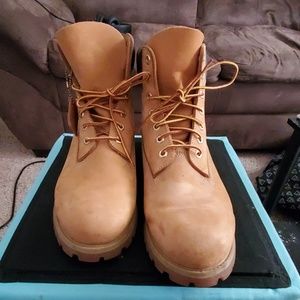 Men's timberland boots wheat nubuck